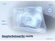 Hauptscheinwerfer rechts OPEL Kadett D