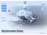 Wischermotor hinten FORD Puma (EC) 0390201546