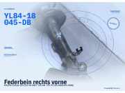 Federbein rechts vorne MAZDA Tribute (EP) YL84-18045-DB