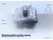 Bremssattel rechts vorne SAAB 9000