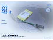 Lambdasonde RENAULT Kangoo I (KC) 7700274189