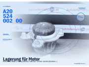 Lagerung für Motor MERCEDES-BENZ C-Klasse (W205) A2052400200