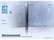 Netztrennwand AUDI A6 Avant (4F, C6) 4F9861691A