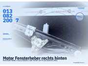 Motor Fensterheber rechts hinten MERCEDES-BENZ C-Klasse (W203) A203820228 0130822007
