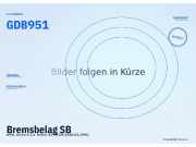 Bremsbelag SB OPEL Vectra A GDB 951