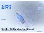 Schalter für Kupplungsbetätigung RENAULT Megane II (BM/CM) 8200168239-B