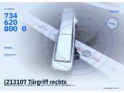 (213107 Türgriff rechts SSANGYONG Rexton (RJ) 7346208000) 7346208000