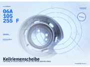 Keilriemenscheibe VW Caddy III Kombi (2KB) 06A105255F