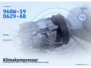 Klimakompressor FORD Mondeo II (BAP) 96BW-19D629-AB