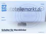 Schalter für Warnblinker Audi A6 Avant (4F5) 4F0941509