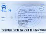 Türschloss rechts VW LT 28-46 II Fahrgestell (2DC, 2DF, 2DG, 2DL, 2DM) A9 A9017201135