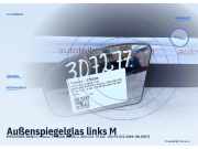 Außenspiegelglas links MERCEDES-BENZ C-Klasse T-Modell (S203)