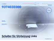 Schalter für Sitzheizung Links KIA Sorento (JC) 937403e000 937403E000