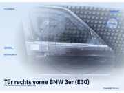 Tür rechts vorne BMW 3er (E30)