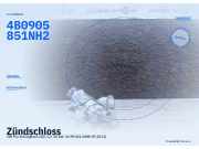 Zündschloss VW Fox Schrägheck (5Z) 4B0905851Q 4B0905851NH2
