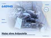 Motor ohne Anbauteile MERCEDES-BENZ A-Klasse (W169) 640940