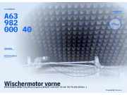 Wischermotor vorne MERCEDES-BENZ Vito/Mixto Kasten (W639) A6398200040
