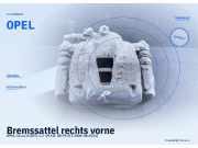 Bremssattel rechts vorne OPEL Corsa D (S07) OPEL