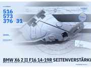 BMW X6 2 II F16 14-19R SEITENVERSTÄRKUNG VORNE LINKS 51657337631