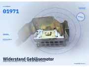 Widerstand Gebläsemotor FORD Fiesta III (GFJ)FORD 18B647 01971