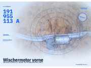 Wischermotor vorne VW Golf II (19E) 191955113A