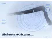 Wischerarm rechts vorne AUDI A6 Avant (4B, C5)