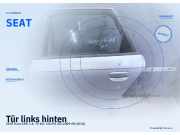 Tür links hinten SEAT Exeo (3R) SEAT
