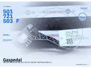 Gaspedal VW Golf VII Variant (BA, BV) 5Q1723503K 5Q1721503F
