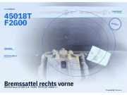 Bremssattel rechts vorne HONDA Jazz III (GE) 45018TF2G01 45018TF2G00