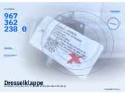 Drosselklappe CITROEN C3 II (SC) 9673622380