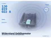Widerstand Gebläsemotor VW Golf IV (1J) 1J0819022A