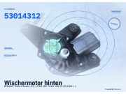 Wischermotor hinten RENAULT Trafic II Kasten (FL) 53014312