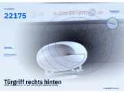 Türgriff rechts hinten OPEL Meriva A 22175