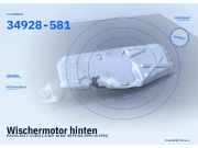Wischermotor hinten MAZDA 323 F IV (BG) 34928-581