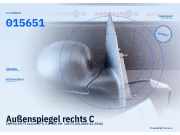 Außenspiegel rechts CHRYSLER PT Cruiser (PT) 015651