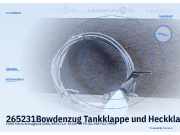 Bowdenzug Tankklappe und Heckklappe FORD Sierra Schrägheck (GBG, BFGC