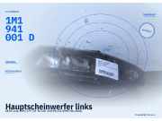 Hauptscheinwerfer links SEAT Leon (1M) 1M1941001D