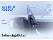 Außenspiegel links HYUNDAI i10 (PA) 87610-0X010CA