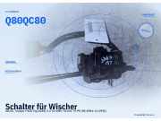 Schalter für Wischer ISUZU Trooper I Soft Top (UBS) Q80QC80