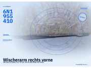 Wischerarm rechts vorne VW Polo III (6N1) 6N1955410