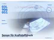 Sensor für Kraftstoffdruck VW Golf V (1K) 03L906051