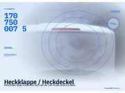 Heckklappe / Heckdeckel MERCEDES-BENZ SLK (R170) 1707500075