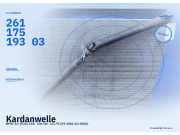 Kardanwelle BMW 3er (E46) 26 11 7 519 303