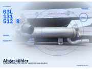 Abgaskühler VW Golf VI (5K) 03L131512B