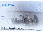 Federbein rechts vorne OPEL Insignia A Sports Tourer (G09) 13319746
