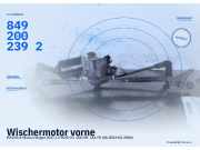 Wischermotor vorne MAZDA 6 Station Wagon (GY) 8492002392