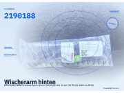 Wischerarm hinten MERCEDES-BENZ B-Klasse Sports Tourer (W245) 2190188