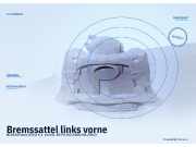 Bremssattel links vorne NISSAN Note (E11)