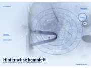 Hinterachse komplett OPEL Meriva B