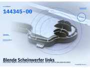 Blende Scheinwerfer links MERCEDES-BENZ E-Klasse (W210) 144345-00